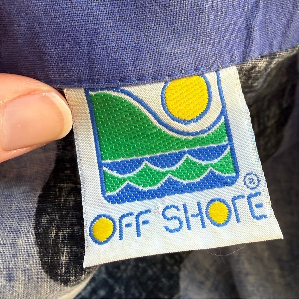 Vintage 80s Off Shore Aloha Hawaiian Shirt Men’s Medium - Picture 5 of 6